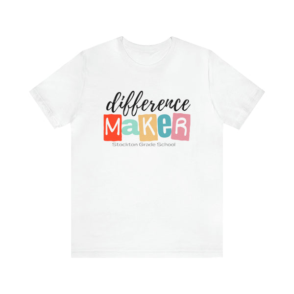 Difference Maker Short Sleeve Tee For Stockton KS School District