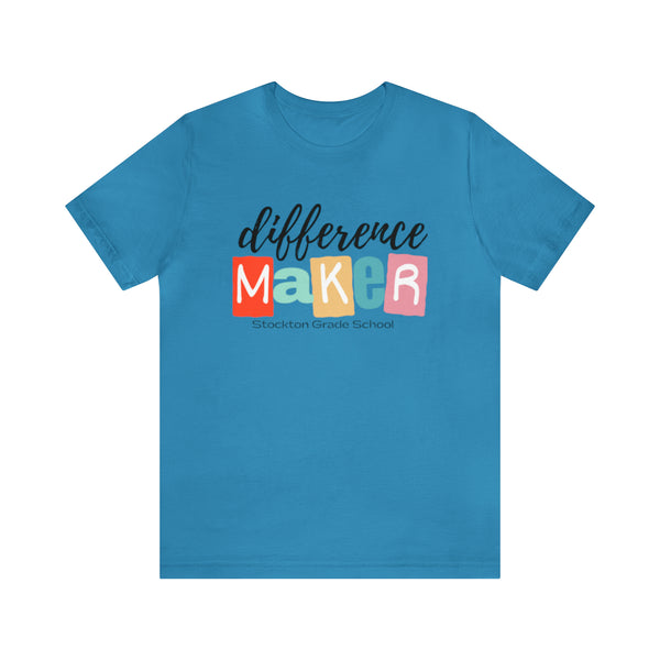 Difference Maker Short Sleeve Tee For Stockton KS School District