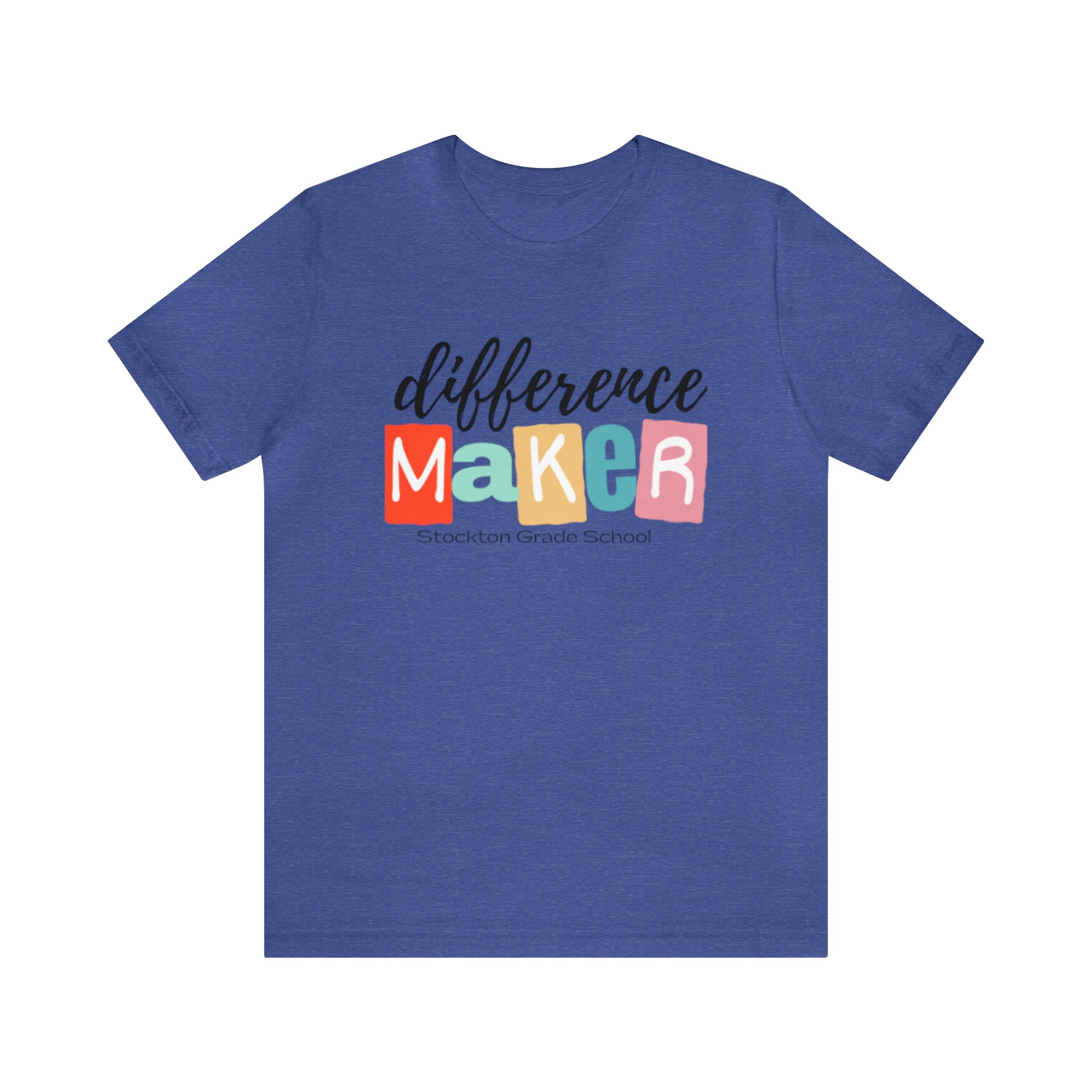 Difference Maker Short Sleeve Tee For Stockton KS School District