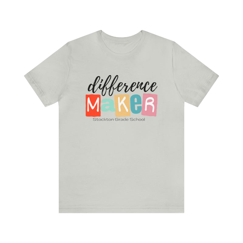 Difference Maker Short Sleeve Tee For Stockton KS School District