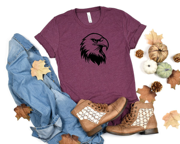 Bald Eagle Short Sleeve Tee: A Stylish and Versatile T-Shirt for People Who Love America and Bald Eagles