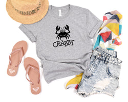 Crabby Short-Sleeve Tee - Funny & Relatable T-Shirt for Women & Men - Soft & Comfortable - Made in the USA