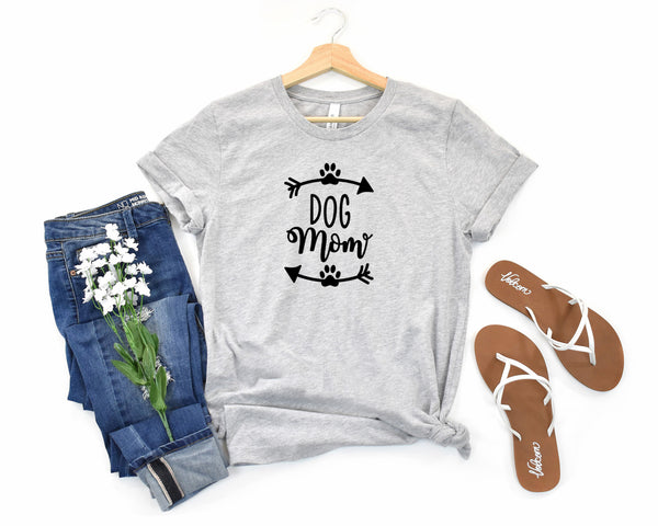 Dog Mom Arrows Short Sleeve Tee: A Stylish and Versatile T-Shirt for Dog Moms