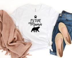 Future Mama Bear Short Sleeve Tee: A Stylish and Versatile T-Shirt for Women Who Are Excited to Be Mothers