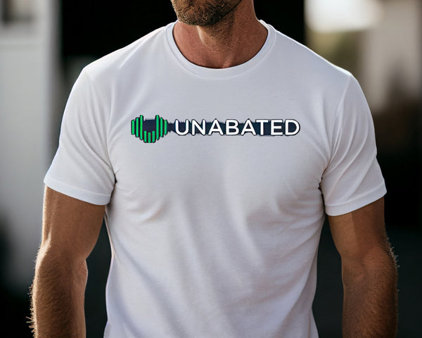 Unabated Short Sleeve Tee: A T-Shirt for Sports Bettors Who Want to Become Smarter Bettors, Made in the USA and Available in a Variety of Sizes and Colors