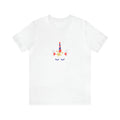 4th of July Unicorn with Stars Jersey Short Sleeve Tee - Soft & Comfortable - Patriotic Clothing - Made in the USA