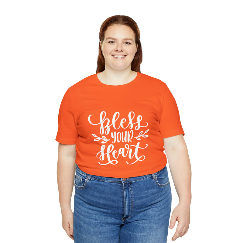 Bless Your Heart Short-Sleeve Tee - Funny & Southern T-Shirt - Soft & Comfortable - Made in the USA