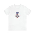 4th of July Patriotic Gnome Jersey Short Sleeve Tee - Soft & Comfortable - Made in the USA
