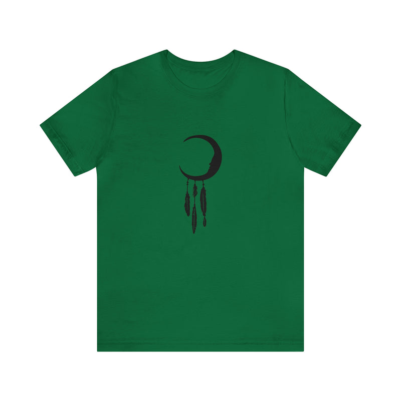 Dream Catcher Moon Unisex Jersey Short-Sleeve Tee - Spiritual T-Shirt for Women & Men - Boho Tee - Soft & Comfortable - Made in the USA