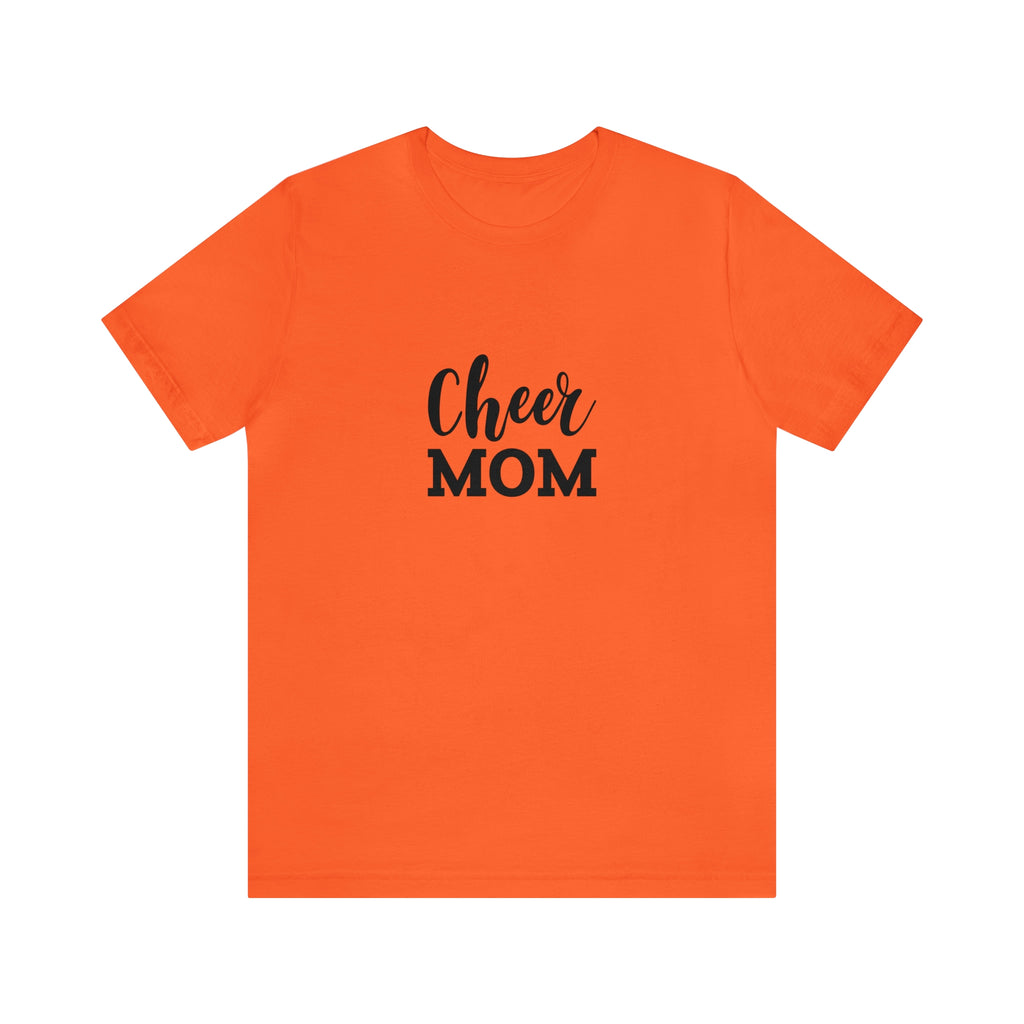 Cheer Mom Unisex Jersey Short-Sleeve Tee - Funny & Supportive T-Shirt for Cheer Moms - Soft & Comfortable