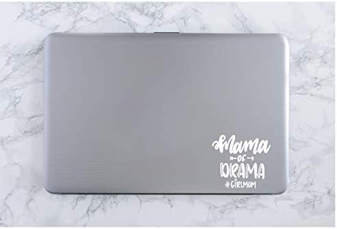 Mama of Drama Vinyl Decal | White | 4.75 x 4.3 inch