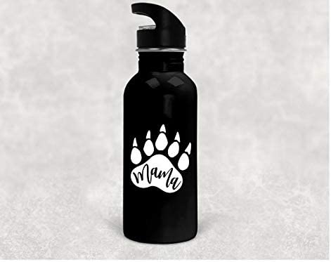 Mama Bear Paw Vinyl Decal | White |  4.0 x 4.50 inch