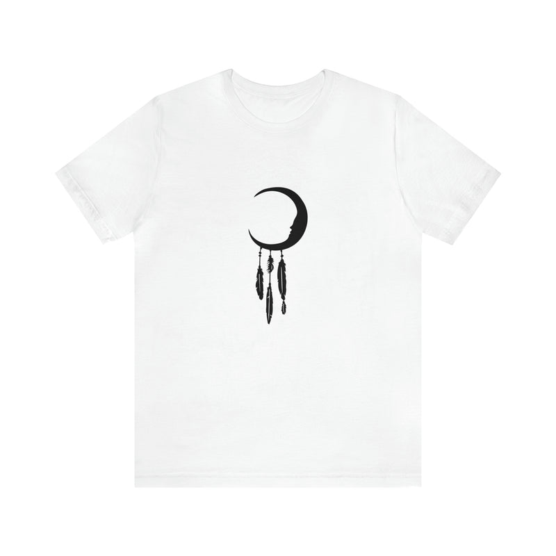 Dream Catcher Moon Unisex Jersey Short-Sleeve Tee - Spiritual T-Shirt for Women & Men - Boho Tee - Soft & Comfortable - Made in the USA