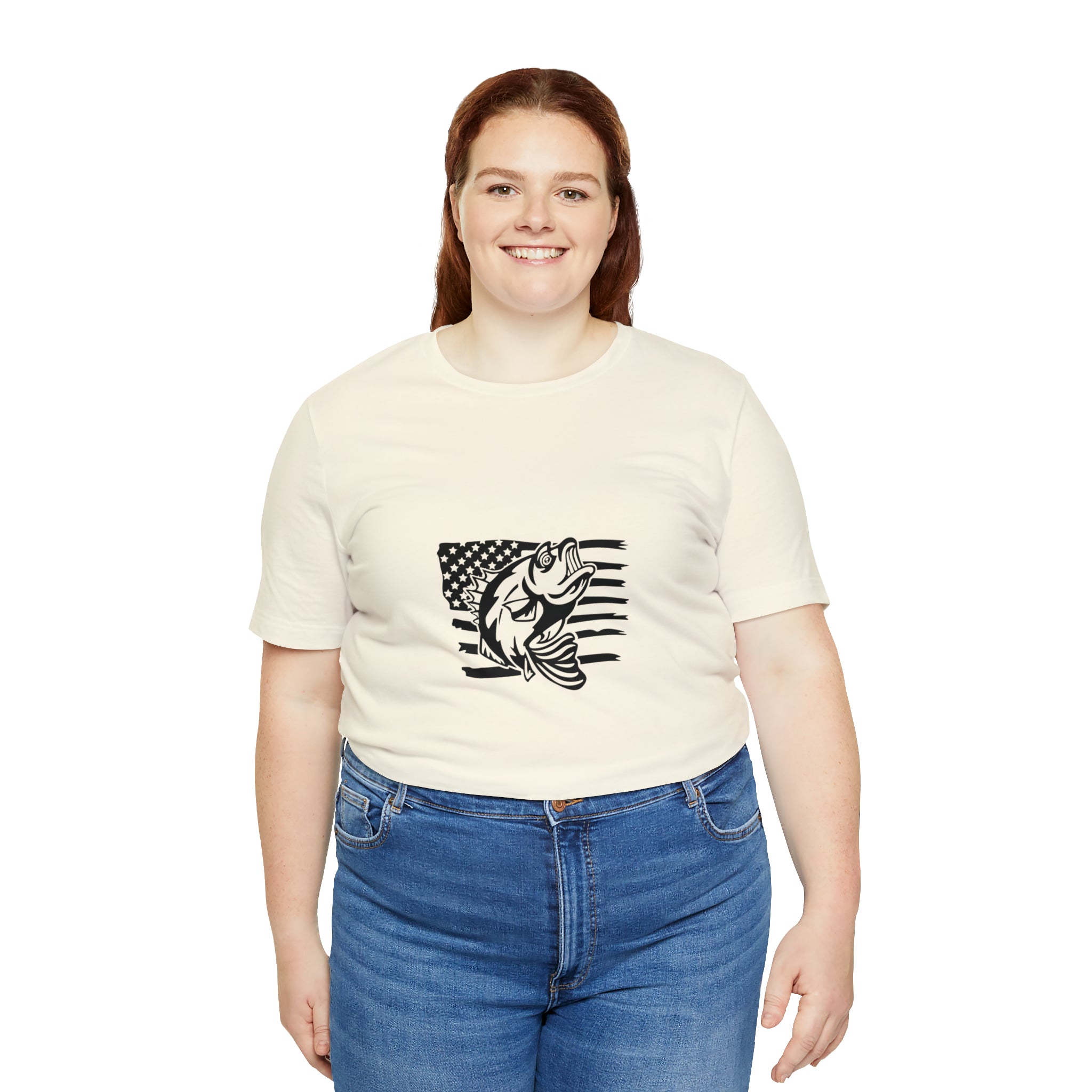 American Bass Short Sleeve Tee - Soft & Comfortable - Fishing Clothing - Made in the USA