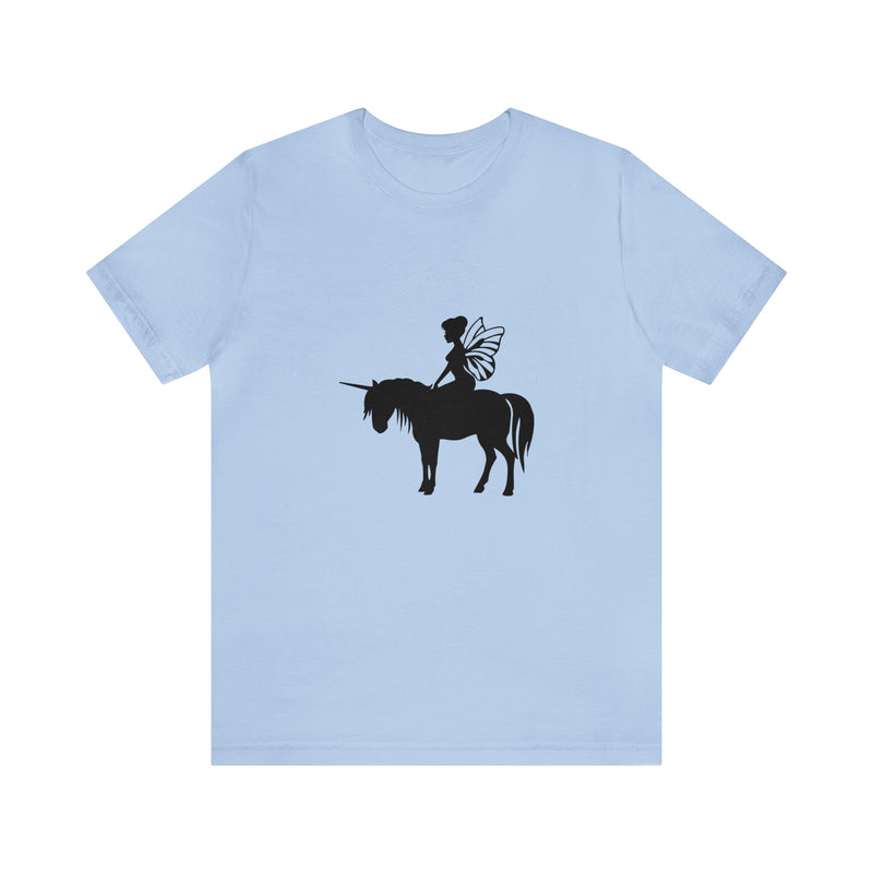 Fairy Unicorn Unisex Jersey Short-Sleeve Tee - Cute & Magical T-Shirt for Fantasy Lovers - Soft & Comfortable - Made in the USA