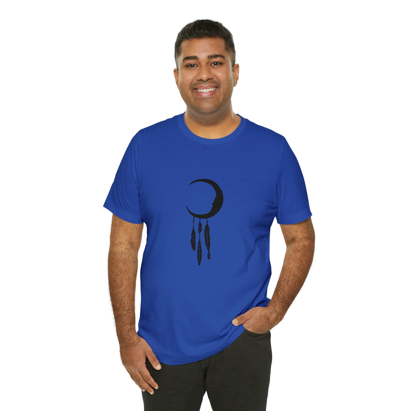 Dream Catcher Moon Unisex Jersey Short-Sleeve Tee - Spiritual T-Shirt for Women & Men - Boho Tee - Soft & Comfortable - Made in the USA