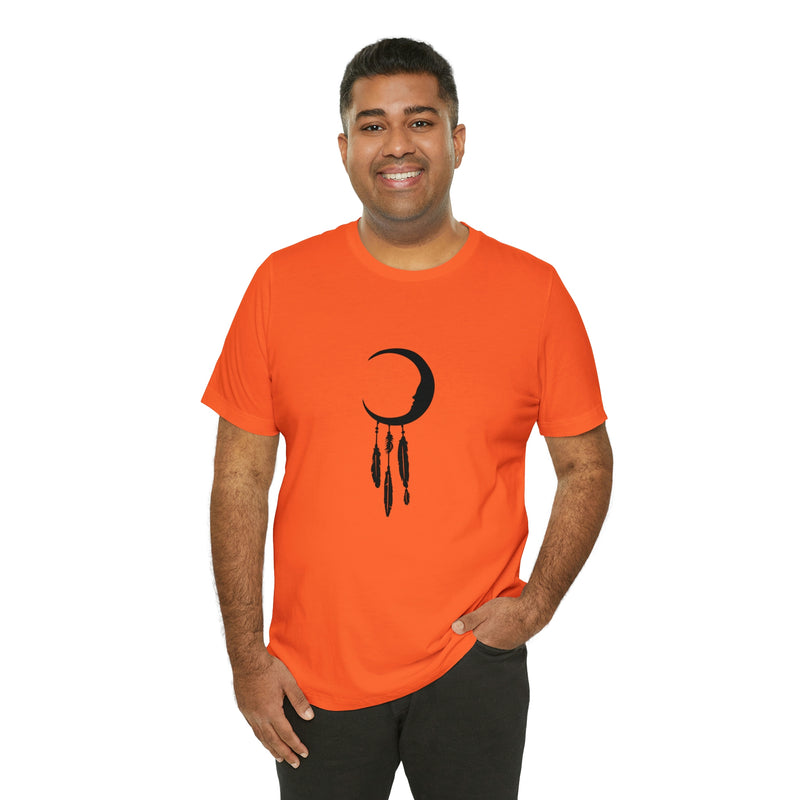 Dream Catcher Moon Unisex Jersey Short-Sleeve Tee - Spiritual T-Shirt for Women & Men - Boho Tee - Soft & Comfortable - Made in the USA