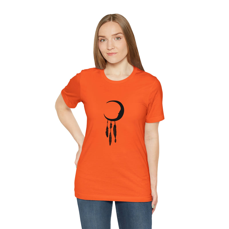 Dream Catcher Moon Unisex Jersey Short-Sleeve Tee - Spiritual T-Shirt for Women & Men - Boho Tee - Soft & Comfortable - Made in the USA