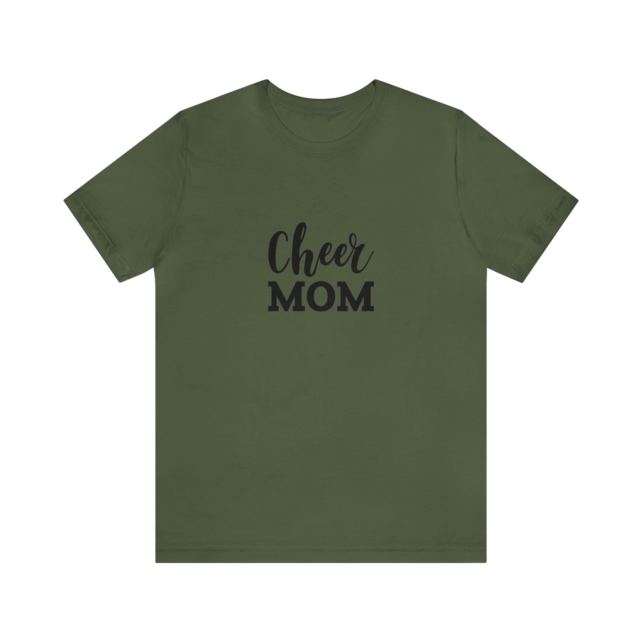 Cheer Mom Unisex Jersey Short-Sleeve Tee - Funny & Supportive T-Shirt for Cheer Moms - Soft & Comfortable