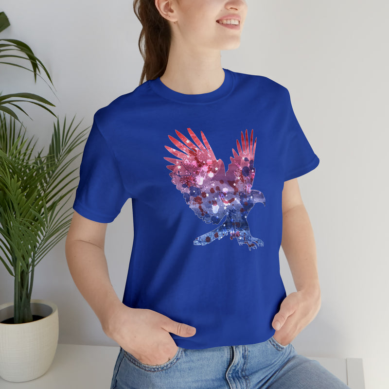 American Eagle Short Sleeve Tee - Soft & Comfortable - Patriotic Clothing - Made in the USA