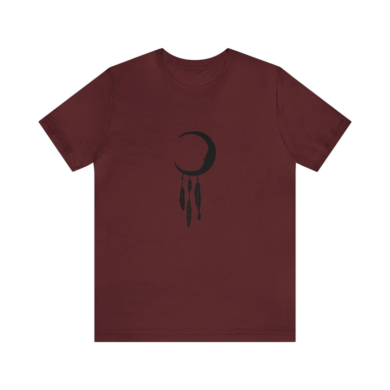 Dream Catcher Moon Unisex Jersey Short-Sleeve Tee - Spiritual T-Shirt for Women & Men - Boho Tee - Soft & Comfortable - Made in the USA