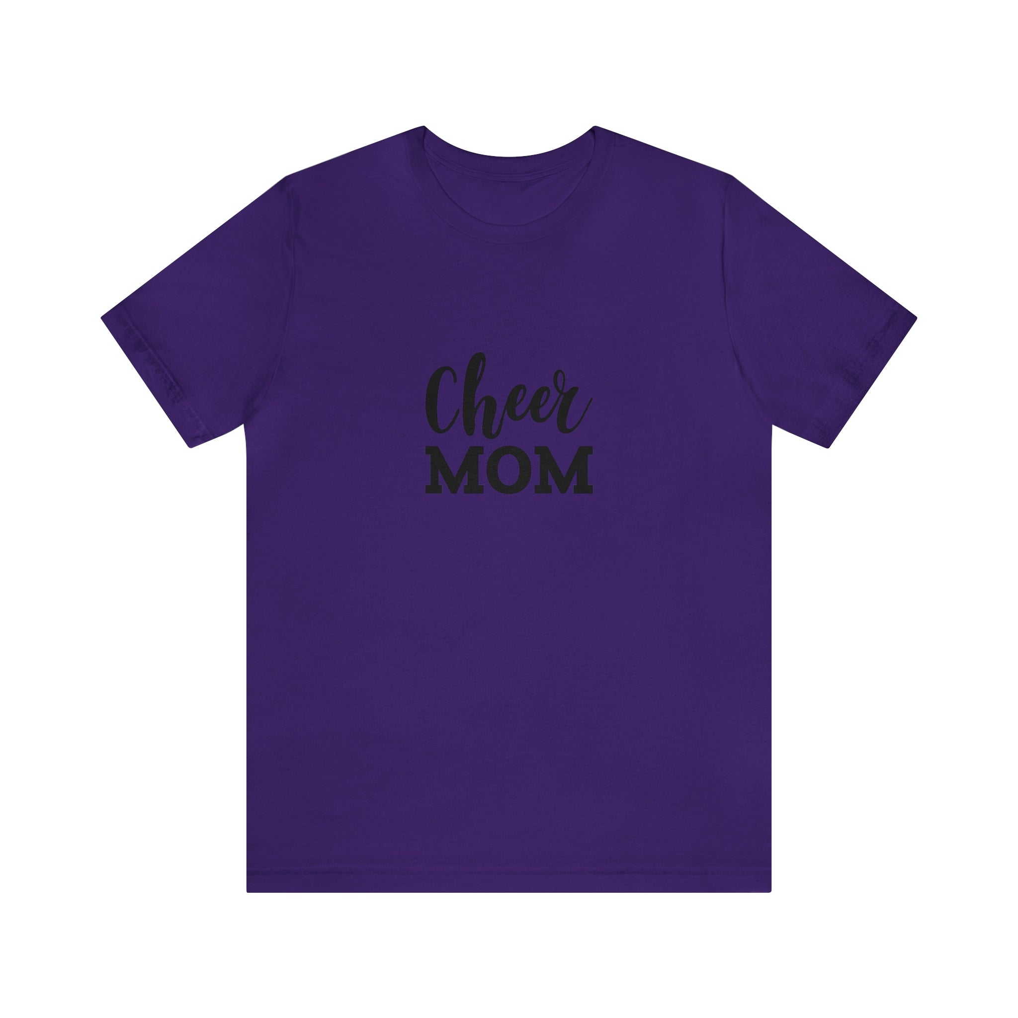 Cheer Mom Unisex Jersey Short-Sleeve Tee - Funny & Supportive T-Shirt for Cheer Moms - Soft & Comfortable