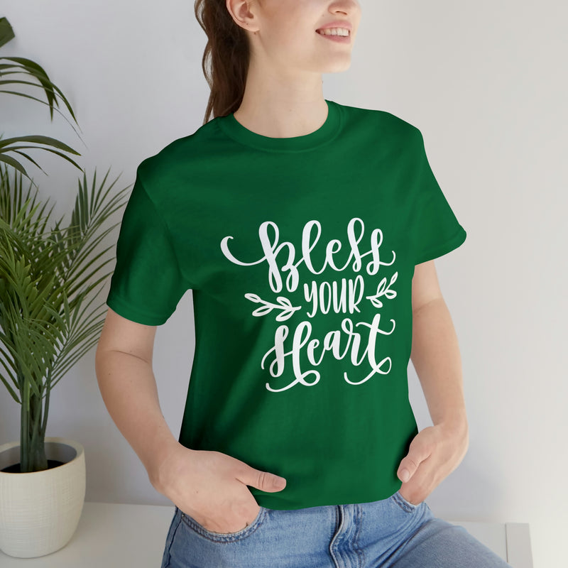 Bless Your Heart Short-Sleeve Tee - Funny & Southern T-Shirt - Soft & Comfortable - Made in the USA