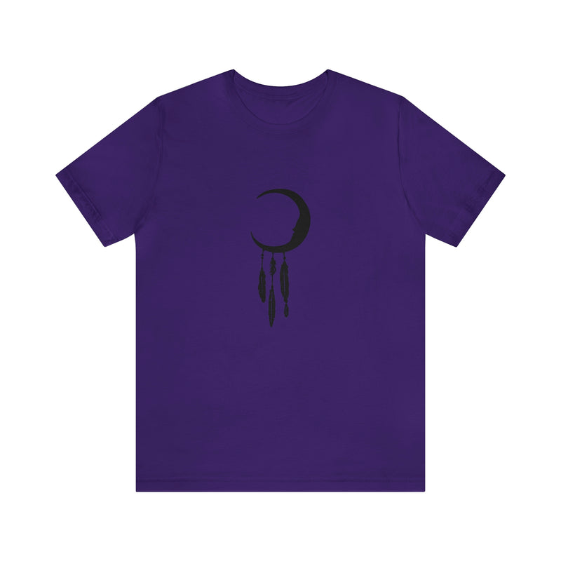 Dream Catcher Moon Unisex Jersey Short-Sleeve Tee - Spiritual T-Shirt for Women & Men - Boho Tee - Soft & Comfortable - Made in the USA