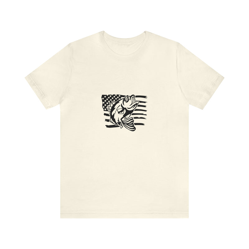 American Bass Short Sleeve Tee - Soft & Comfortable - Fishing Clothing - Made in the USA