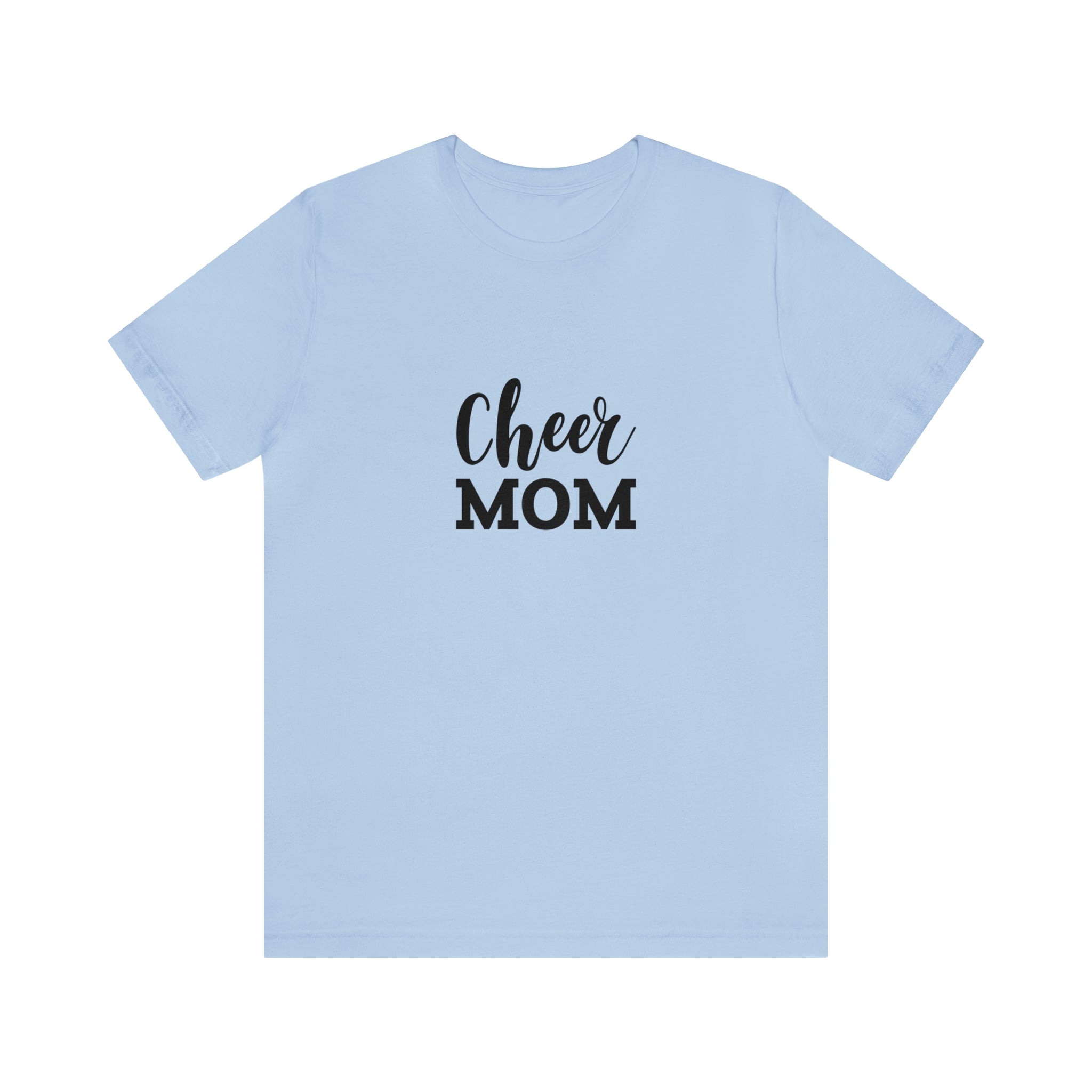 Cheer Mom Unisex Jersey Short-Sleeve Tee - Funny & Supportive T-Shirt for Cheer Moms - Soft & Comfortable