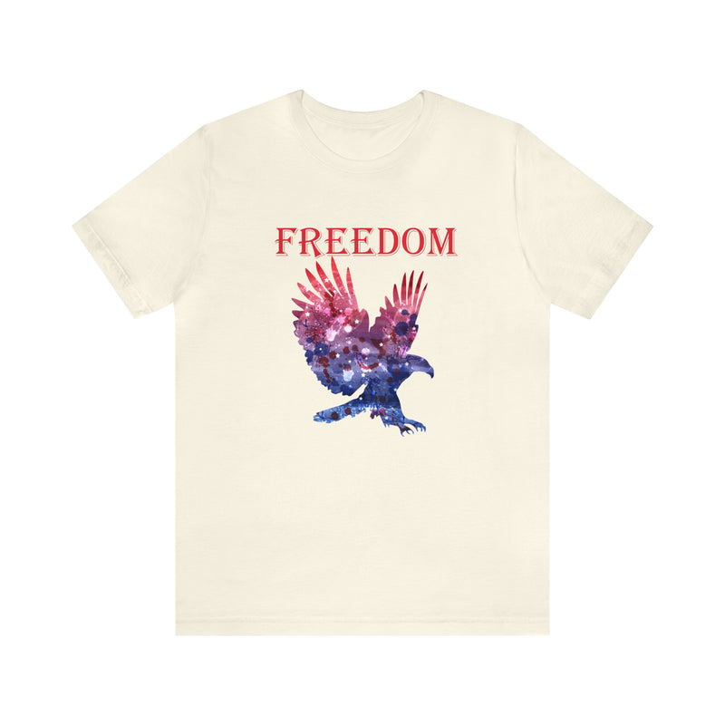 American Eagle Freedom Short Sleeve Tee - Soft & Comfortable - Patriotic Clothing - Made in the USA