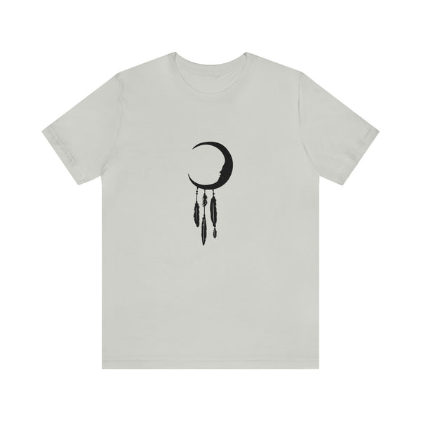 Dream Catcher Moon Unisex Jersey Short-Sleeve Tee - Spiritual T-Shirt for Women & Men - Boho Tee - Soft & Comfortable - Made in the USA