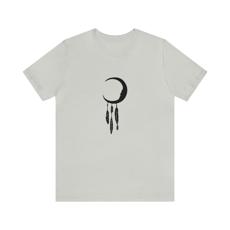 Dream Catcher Moon Unisex Jersey Short-Sleeve Tee - Spiritual T-Shirt for Women & Men - Boho Tee - Soft & Comfortable - Made in the USA