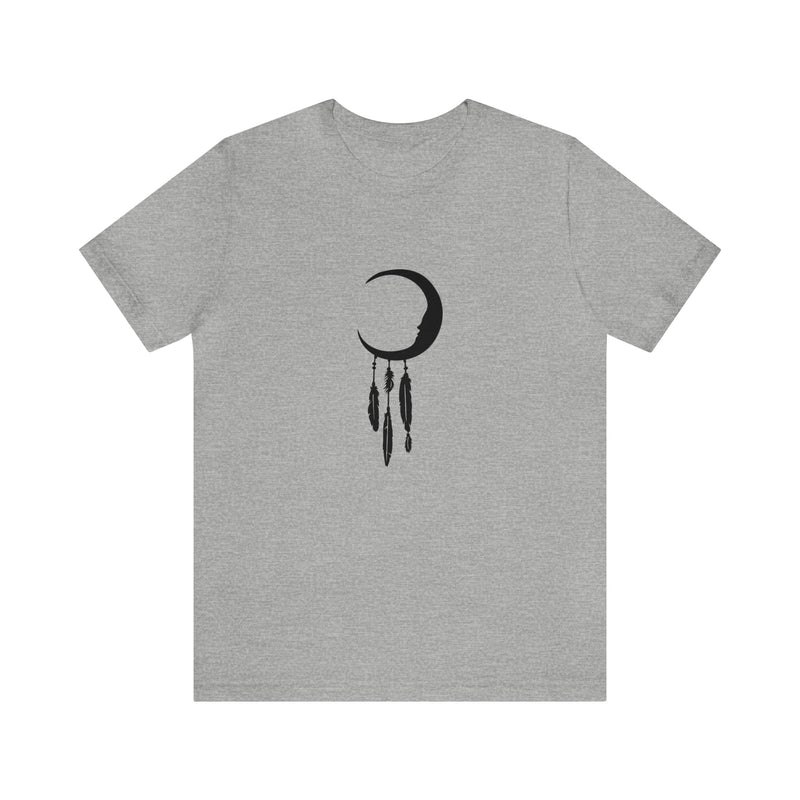 Dream Catcher Moon Unisex Jersey Short-Sleeve Tee - Spiritual T-Shirt for Women & Men - Boho Tee - Soft & Comfortable - Made in the USA