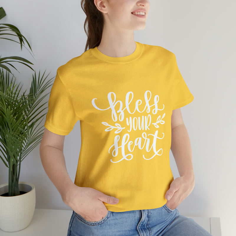 Bless Your Heart Short-Sleeve Tee - Funny & Southern T-Shirt - Soft & Comfortable - Made in the USA